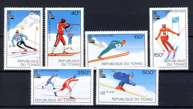 Tschad 877-882 postfrisch Olympia 1980 Lake Placid #JR970