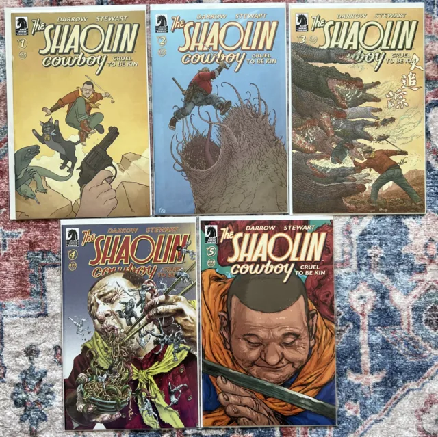 The Shaolin Cowboy Cruel to be Kin Set of 5 Dark Horse Comic Books 1-5