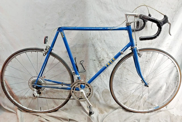 Cadre Vélo Trek 400 (1985) - Taille XL 62 Cm - Acier - Groupe Suntour - Fabriqué Aux USA - Occasion