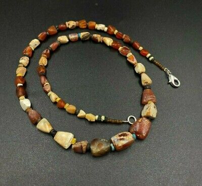 Ancient Indus Civilization 3300-1300 BCE Carnelian Agate Beads Jewelry Necklace