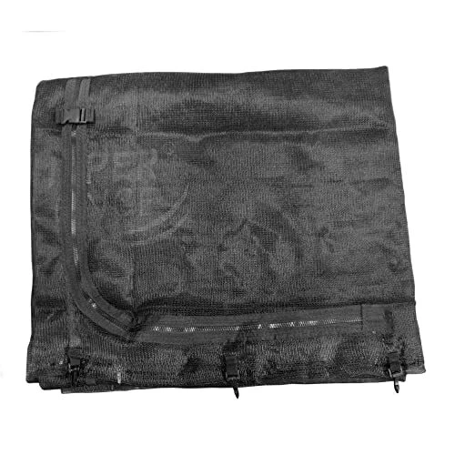Replacement Safety Enclosure Net - Curved Poles and Top Ring Frame