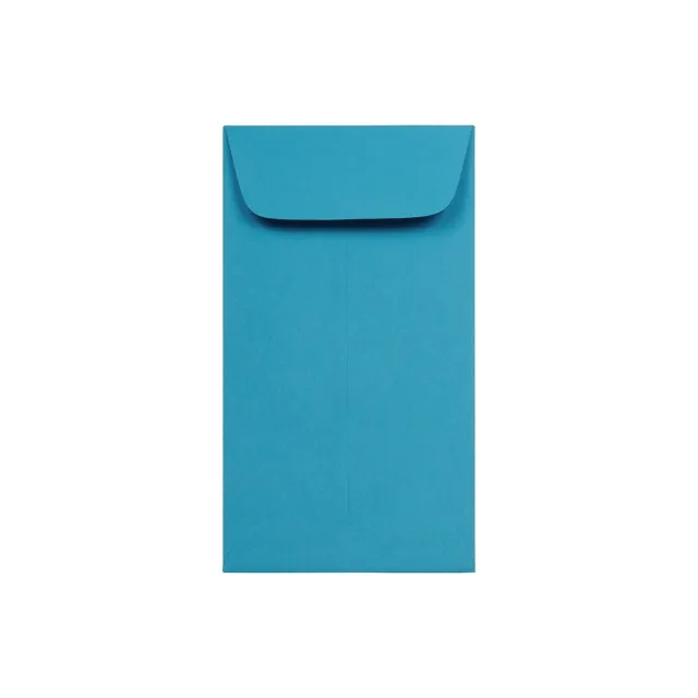 JAM Paper #6 Coin Business Colored Envelopes 3.375 x 6 Blue Recycled 356730559B