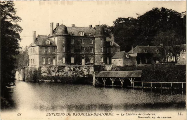 CPA AK Env. de BAGNOLES-de-l'ORNE - Le Chateau de COUTERNE (355235)