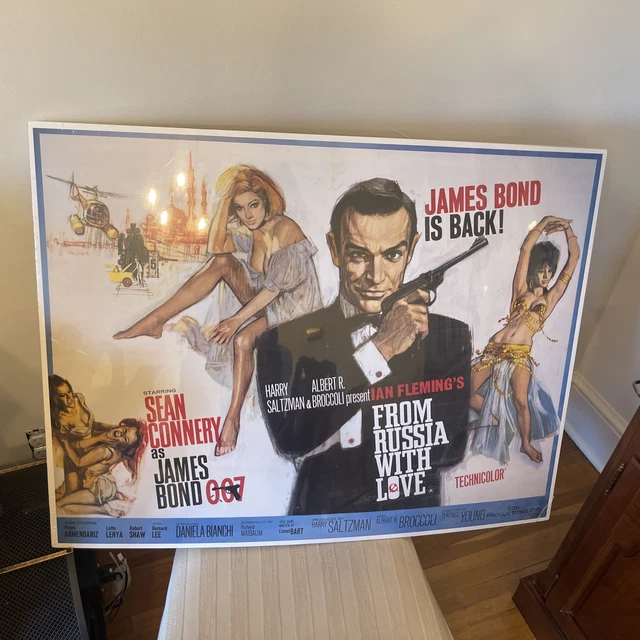 From Russia with Love (1962) British Quadruple 30"x40" James Bond poster of the movie!