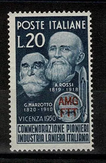 1950 Trieste A Amg-Ftt Pioneer Corps Industry Strap 1 Value New MNH MF23235