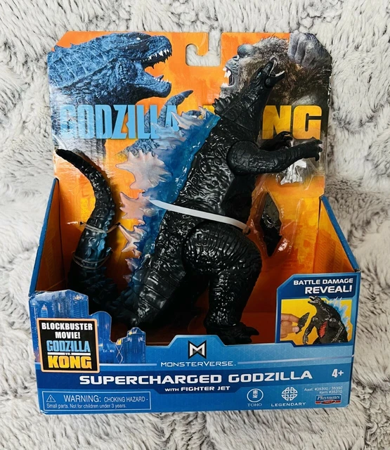 MONSTERVERSE SUPERCHARGED GODZILLA With Fighter Jet Godzilla Vs. Kong £