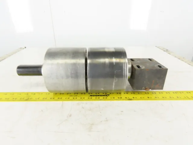 6" x 4-3/4" (9-3/4" Total) Aluminum Conveyor Belt Roller 20" OAL