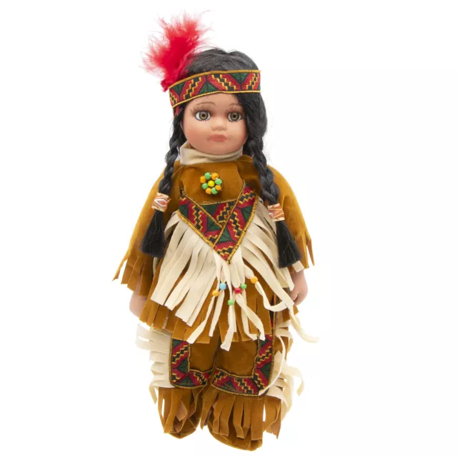 Royalton Collection Native American Doll "Magena" 10-Inch Porcelain Doll