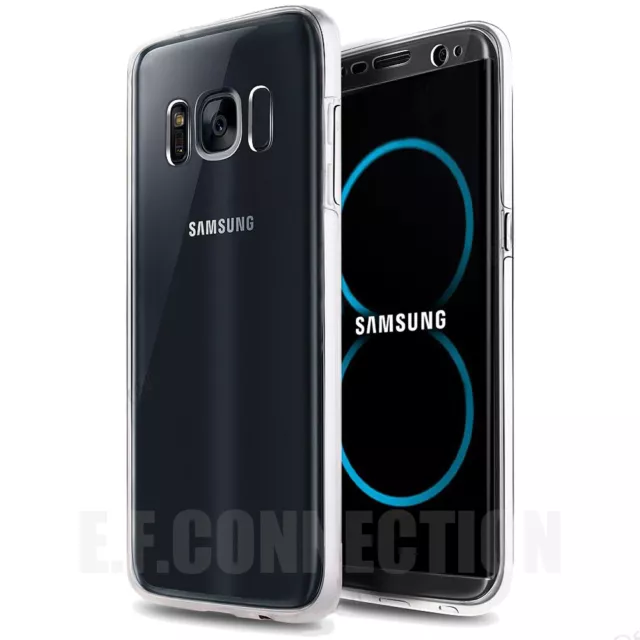 Coque Housse 360 Silicone pour Samsung S8 S9 10 20 21 22 A03s A13 A23 A33 5G M23 3