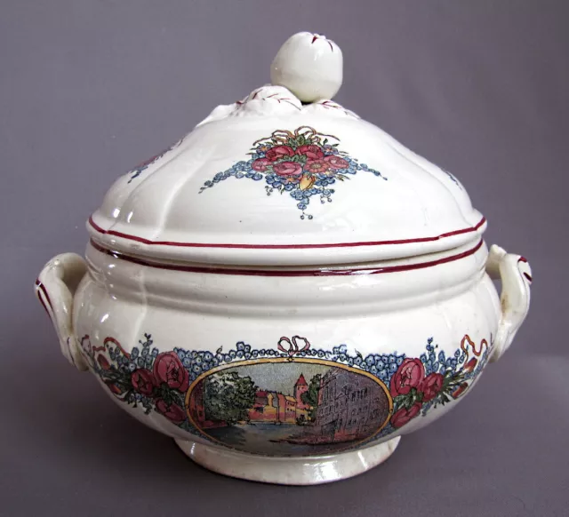 Ancienne Soupière Service Obernai Faïencerie de Sarreguemines France