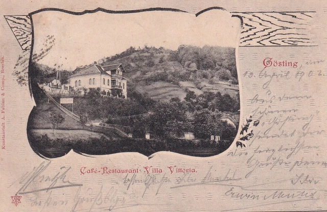 AK Gösting/Graz, Cafe-Restaurant Villa Vittoria