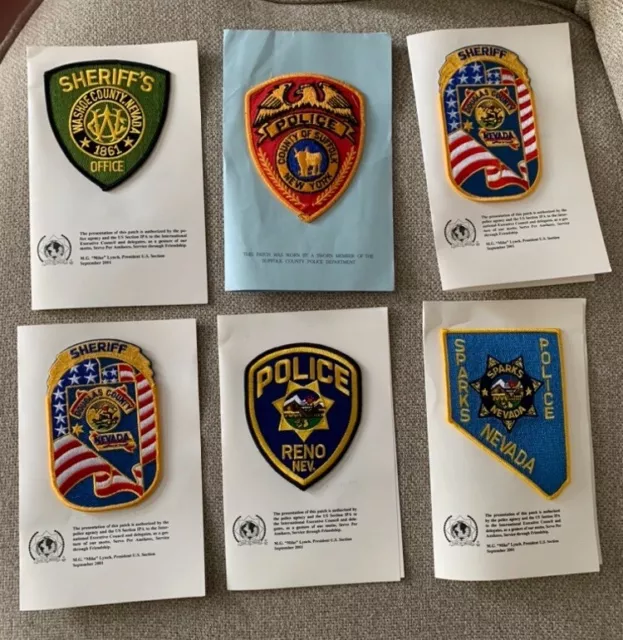 Veraltete, gemischte Menge USA-Patches.