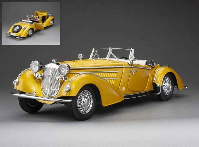 1937 Horch 855 Roadster non peint 1/87 métal blanc/étain kit-MEX02-0