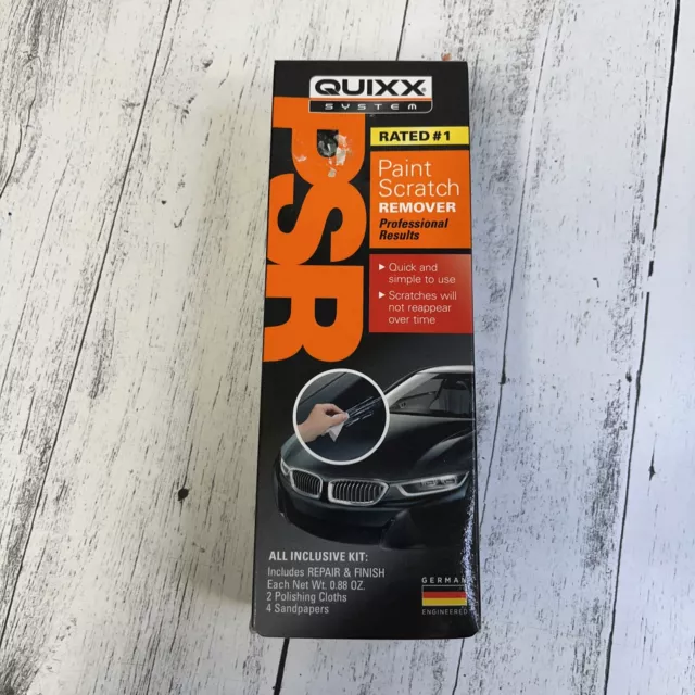QUIXX AUTO Professional 2-Step Permanent PAINT SCRATCH REMOVER ~All Paint Colors