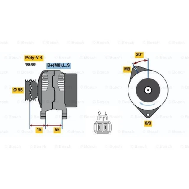 RIDEX Alternatore 4G0203 - Alternatore online a prezzi bassi per ogni auto