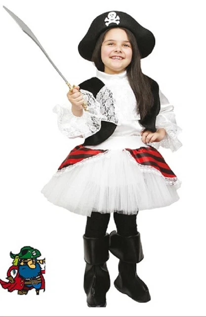 COSTUME BAMBINA CARNEVALE Pirata Corsara - varie taglie EUR 59,00 -  PicClick IT