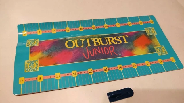 OUTBURST JR BOARD Game Scorecard glide bonus cards Replacement Parts ...