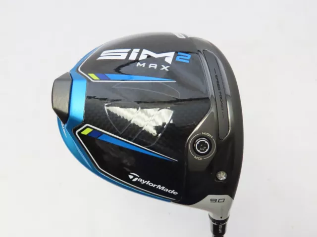 Mint TaylorMade SIM2 MAX 9* Driver Fujikura Ventus Blue 5-S Stiff Flex + HC