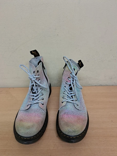 DR MARTENS RAINBOW Glitter Boots Docs Dms Size Eu 37 Uk 4 64.99