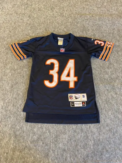 NFL Chicago Bears Walter Payton 34 Vintage Reebok Jersey Youth S 1985 Throwback