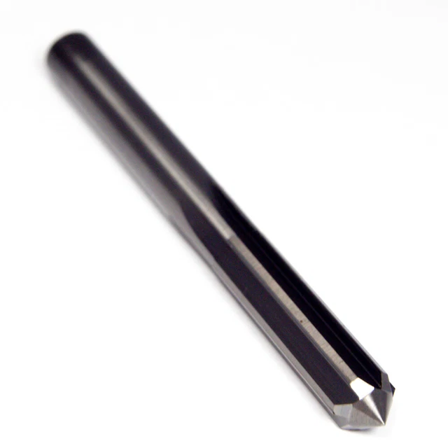 QCT 300-3740 Carbide Straight Chucking Reamer 9.5mm 6FL Uncoated
