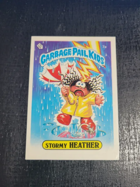 Garbage Pail Kids Series 1 Stormy Heather 7a Glossy