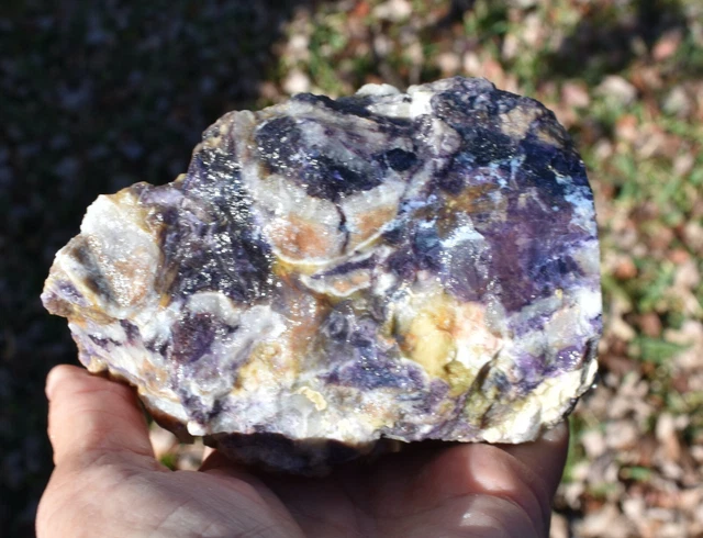 1.40 LB  TIFFANY STONE ROUGH, BERTRANDITE, OPALIZED FLUORITE  Utah (RTE)
