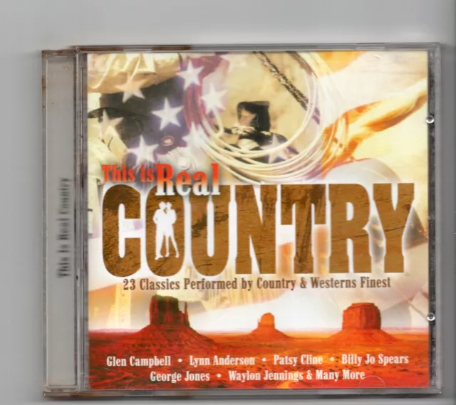 (JJ476) This Is Real Country, 23 tracks various artists - CD