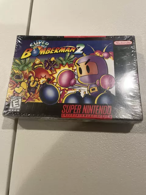 Super Bomberman 2 Super Nintendo SNES Brand New Factory Sealed VGA