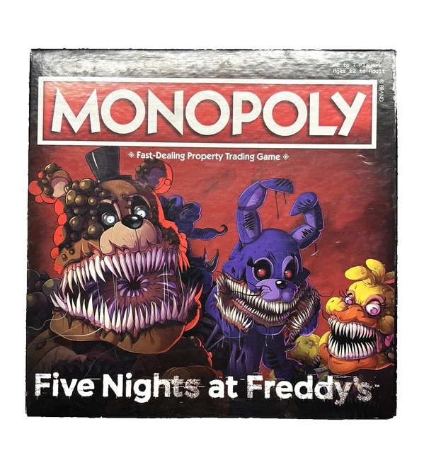 FIVE NIGHTS AT Freddy's Monopoly Board Game 2018 (100%complete) £198.94 ...
