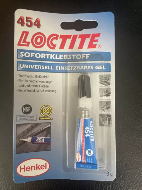 Henkel Loctite Loctite 454 Sofortklebstoff Gel 3 g