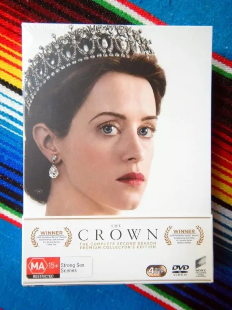 ✺Nouveau✺ THE CROWN Saison 2 Edition Collector Premium DVD - 4 DISQUES...