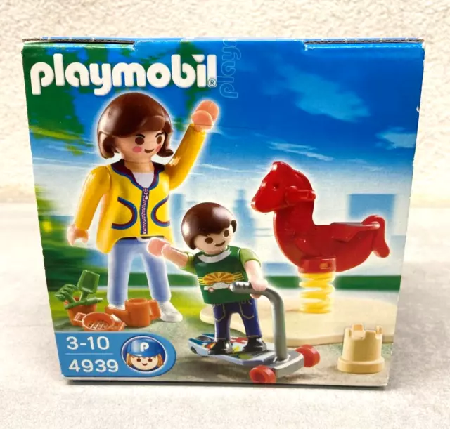 PLAYMOBIL 4939 Maman Avec Jeux Enfant Série OEUF DE PAQUES Boite Scellée OVP
