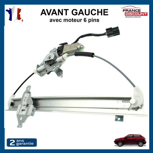 Interrupteur Vitre électrique Nissan Juke 2011-2017 - Côté Conducteur Avant Gauche - Référence 254013DF0B - Noir