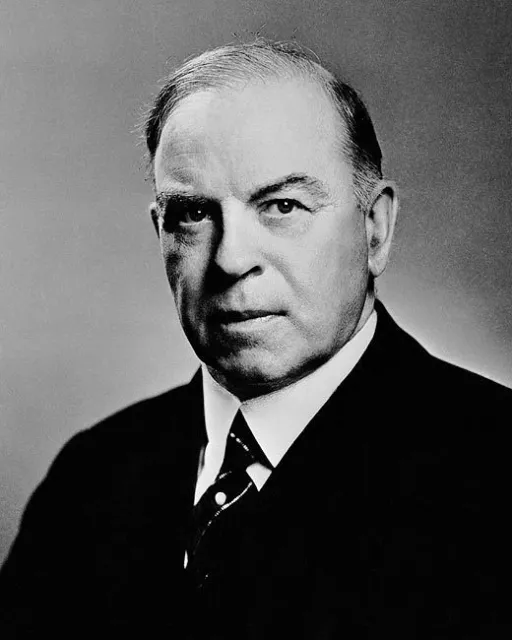 IMPRESSION PHOTO AUX HALOGÉNURES D'ARGENT DU PREMIER MINISTRE CANADIEN MACKENZIE KING 8 x 10