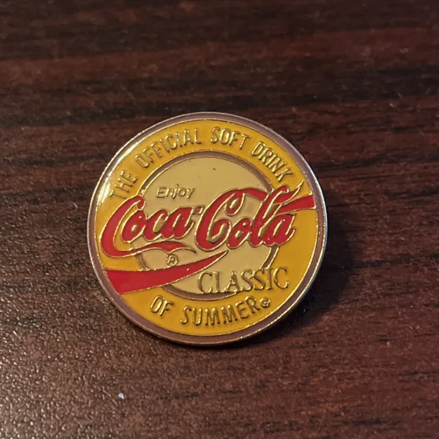 Coca-Cola The Official Soft Drink Of Summer Lapel Pin