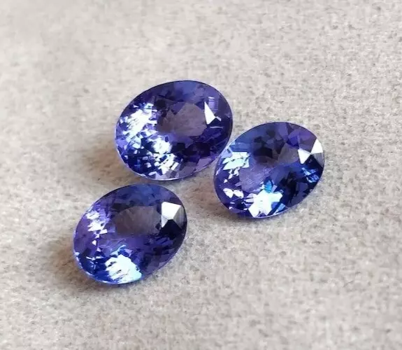 1 Cart 8X6 MM Natural AAA Tanzanite Oval Cut Gemstone For Jewelry Price Per PC