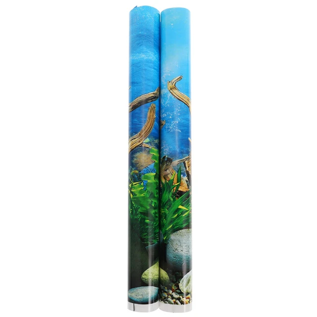 Wall Stickers Fish Tank Background Sticker Fondos De Pantalla 3d Coral