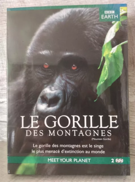 👉2 DVD - LE GORILLE DES MONTAGNES - FILM DOCUMENTAIRE MAGISTRAL de la BBC (257)