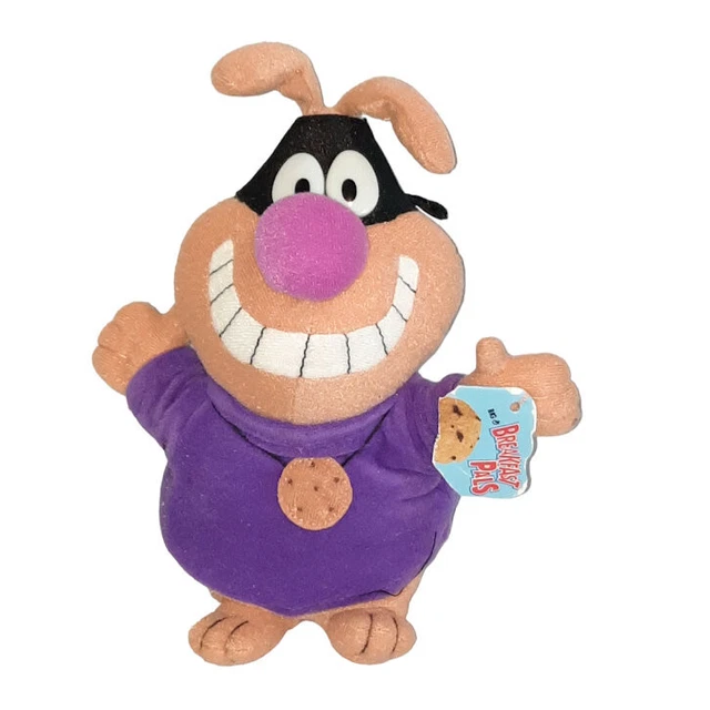 1997 General Mills Breakfast Babies Chip The Cookie Hound Plush Stuffed Toy 7"