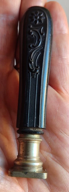 Sceau à Cacheter Bronze 19ème Siècle – Non Gravé, France