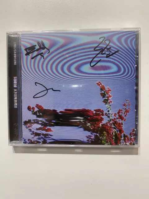 Friendly Fires -  Inflorescent CD Signed Autographed Sealed