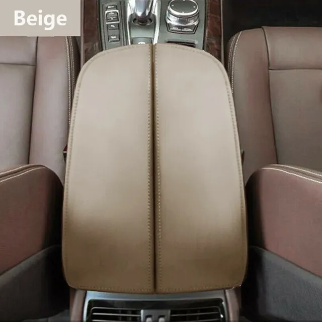 Beige Look Armlehnenbezüge in Leder für BMW X5 E70 X6 E71 2008 2013 (2 Stück)