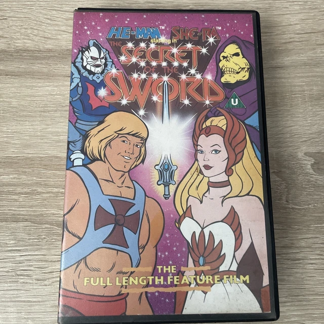 HEMAN AND SHERA Secret Of The Sword VHS 1987 Video Untested £9.56