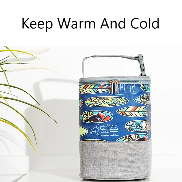 Portable Baby Feeding Milk Bottle Warmer Thermal Bottle Insulation Tote Hang Ba]