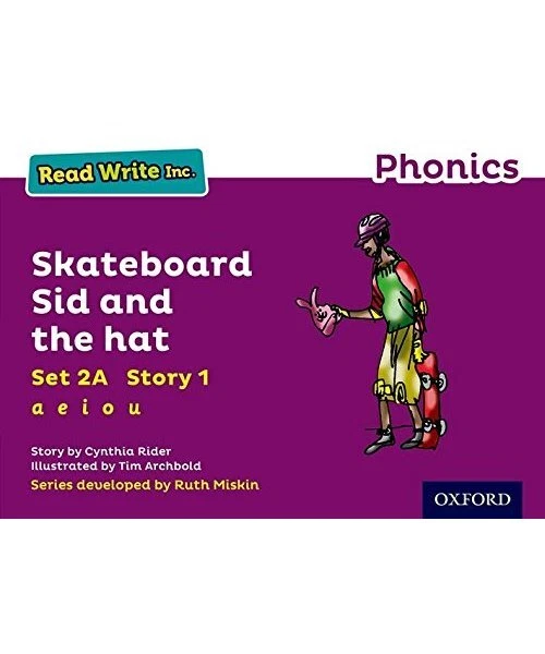 READ WRITE INC. Phonics Purple Set 2A Storybook 1 Skateboard Sid and the hat, C EUR 11,89