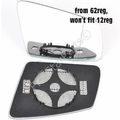 Left Side Heated Wing Mirror Glass – Wide Angle Fit For Mercedes E Class W210 – Boloromo