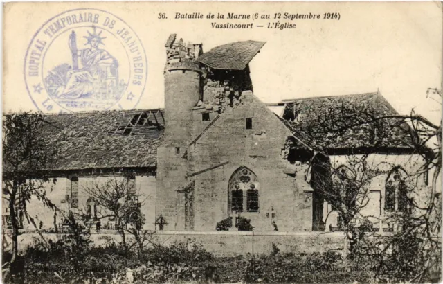 CPA Militaire, Vassincourt - L'Eglise (278828)