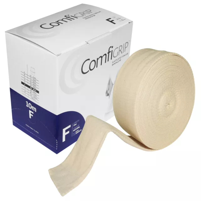 10m Roll Size F Comfigrip Elasticated Tubular Compression Support Bandage 10cm