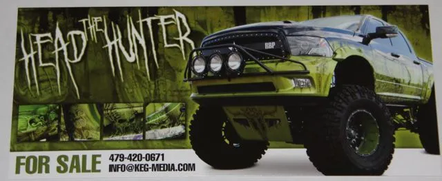 2011 "The Head Hunter" Dodge Ram 1500 SEMA Show Promo info card